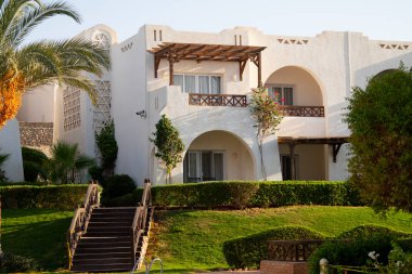 Mısır binanın beyaz evler