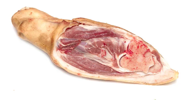 Мясо Свинины Белом Фоне — стоковое фото