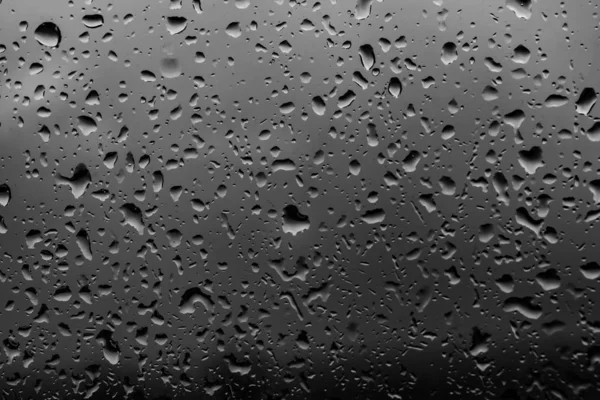 raindrops on a dark glass background