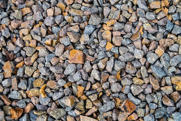 Full Frame View Road Crushed Stone Road — Stock Photo, Image