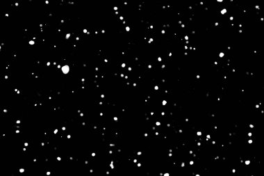 siyah kar bokeh arka plan üzerinde beyaz noktalar