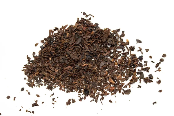 Herbaty Czarne Białym Tle — Zdjęcie stockowe