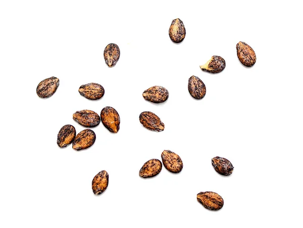 Stock image watermelon seeds on a white background isolated