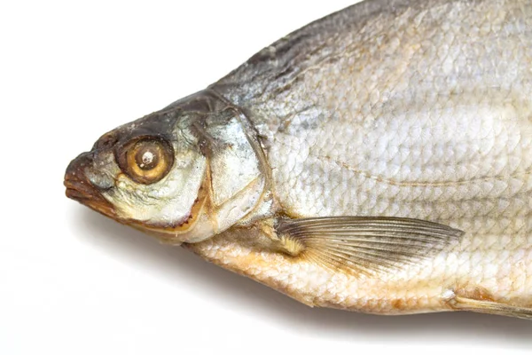 Getrockneter Doradenfisch Auf Weißem Hintergrund — Stockfoto