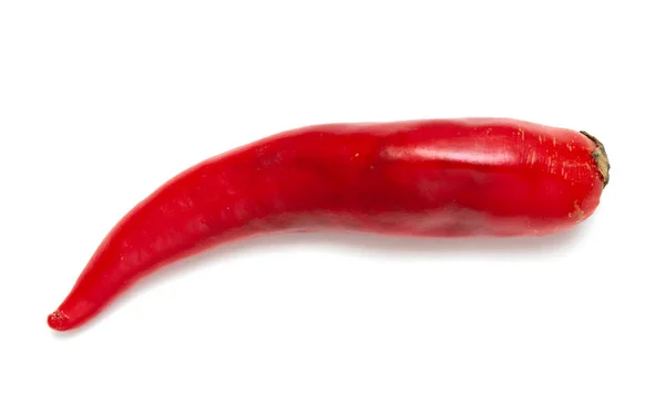 白い背景で隔離赤い唐辛子 — ストック写真