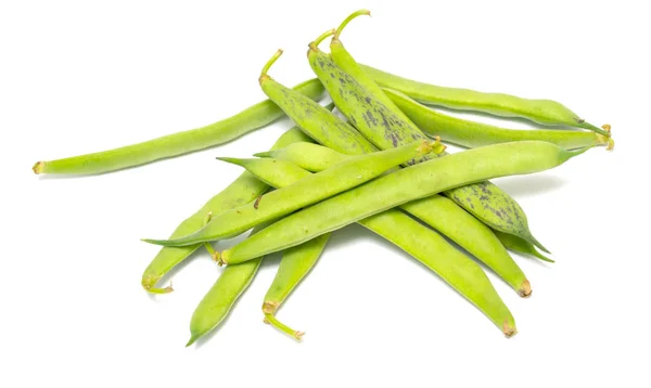Green Beans White Background — Stock Photo, Image