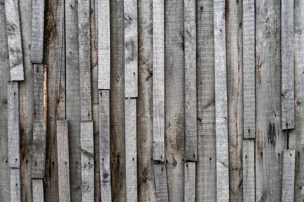 旧的灰色的木栅栏背景 — 图库照片