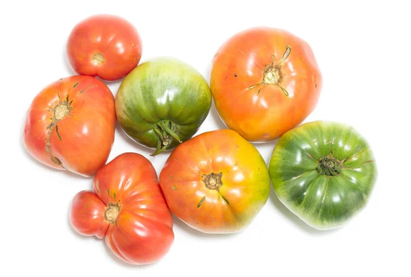 Tomaten Isoliert Auf Weißem Hintergrund — Stockfoto