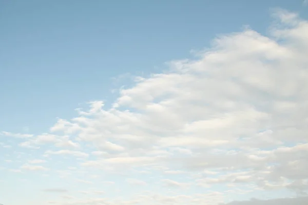 big clouds on a blue sky