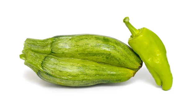 Green Vegetables White Background — Stock Photo, Image