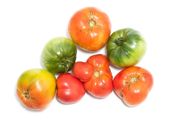 Tomater Isolerad Vit Bakgrund — Stockfoto