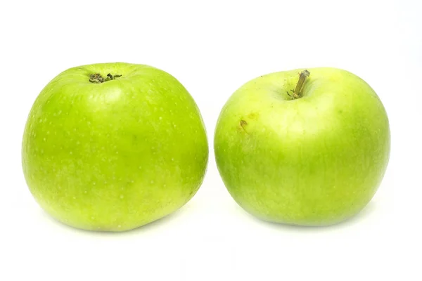 Ripe Apple White Background — Stock Photo, Image