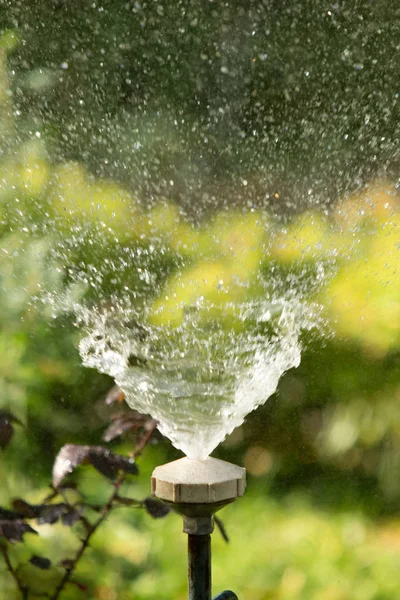 Desenfocado Salpicaduras Agua Gotas Borrosas Bokeh Naturaleza — Foto de Stock