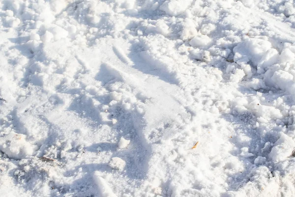Weißer Schnee Winter Hintergrund — Stockfoto