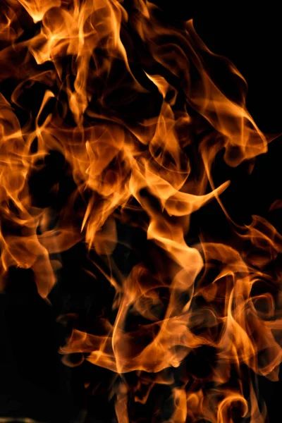 Fire Flames Black Background Royalty Free Stock Images