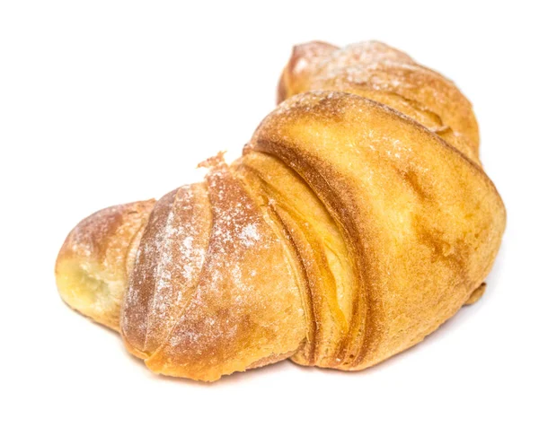 Croissant Izolált Fehér Alapon — Stock Fotó