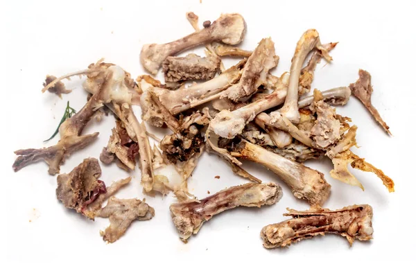 Setumpuk Makanan Tulang Ayam — Stok Foto