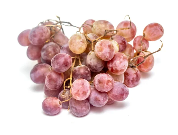 Ripe Bunch Grapes White Background — Stock Photo, Image