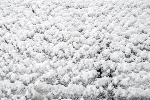 Schneeweiße Nahaufnahme Hintergrund — Stockfoto