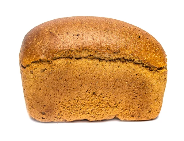 ライ麦パンは白い背景の上 — ストック写真