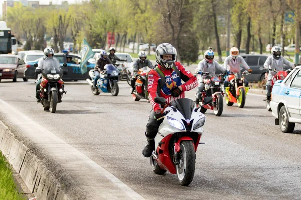 Shymkent Kazakhstan March 2017 Motorcycles Opening Biker Season Shymkent March — Stock Photo, Image