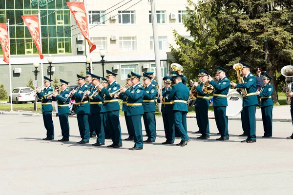 Petropavlovsk Mayo 2016 Fiesta Pública Día Del Defensor Patria Celebrado — Foto de Stock