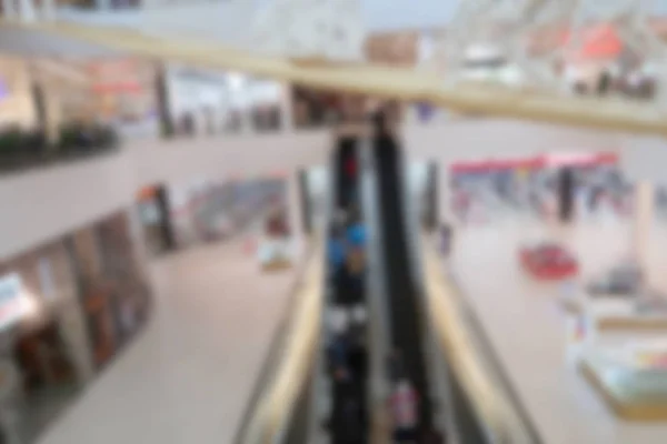 Elmosódott Háttér Bevásárlóközpont — Stock Fotó