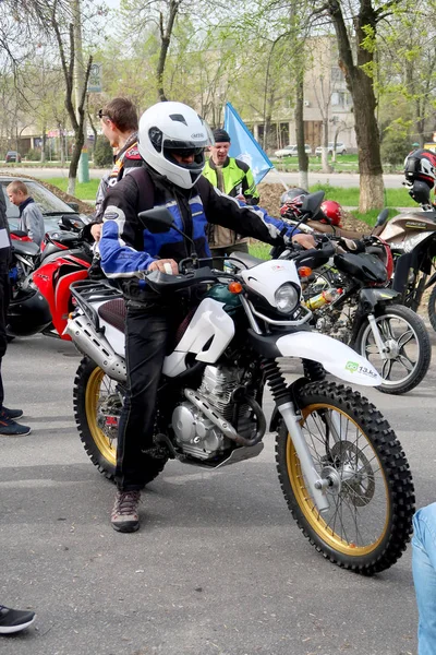 Shymkent Kazakhstan Aprile 2017 Biciclette Apertura Della Stagione Motociclistica Shymkent — Foto Stock