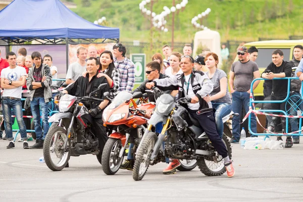 Shymkent Kasachstan März 2017 Motorräder Bei Der Eröffnung Der Motorradsaison — Stockfoto