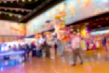 Arka plan bulanık alışveriş merkezi