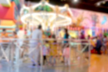 Arka plan bulanık alışveriş merkezi