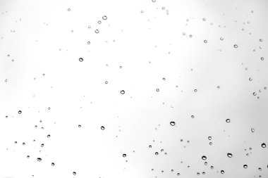 Camdaki yağmur damlaları