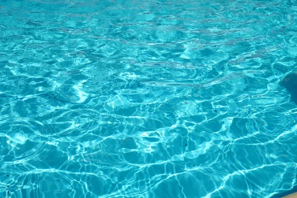 Água Azul Fundo Piscina — Fotografia de Stock