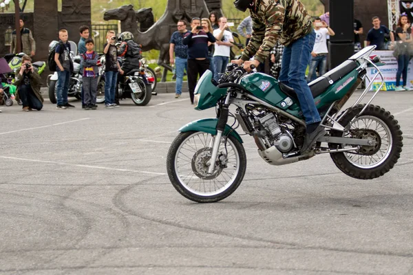 Shymkent Kazachstán Března 2017 Motocykly Zahájení Motorkářské Sezóny Shymkent Březen — Stock fotografie