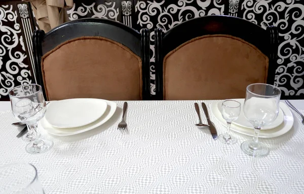 Posate Nel Ristorante — Foto Stock