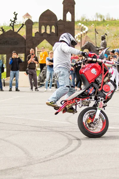 Shymkent Kazakhstan Março 2017 Motocicletas Abertura Temporada Motociclistas Shymkent Março — Fotografia de Stock