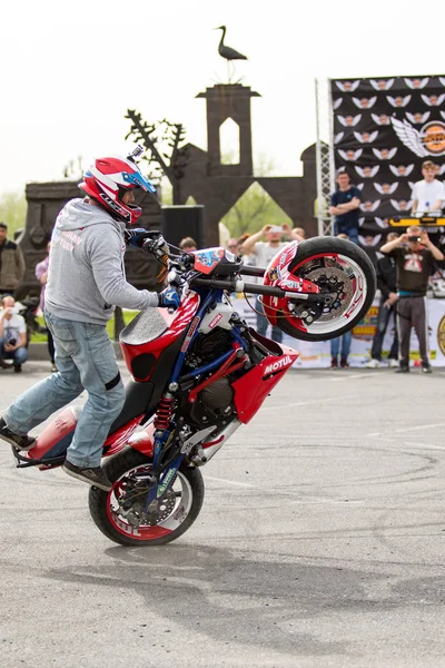 Shymkent Kazakhstan Março 2017 Motocicletas Abertura Temporada Motociclistas Shymkent Março — Fotografia de Stock