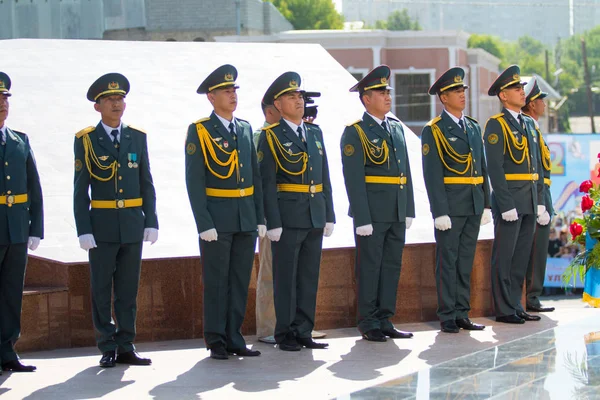 Shymkent Kasachstan Mai 2017 Unsterbliches Regiment Volksfeste Der Menschen Das — Stockfoto