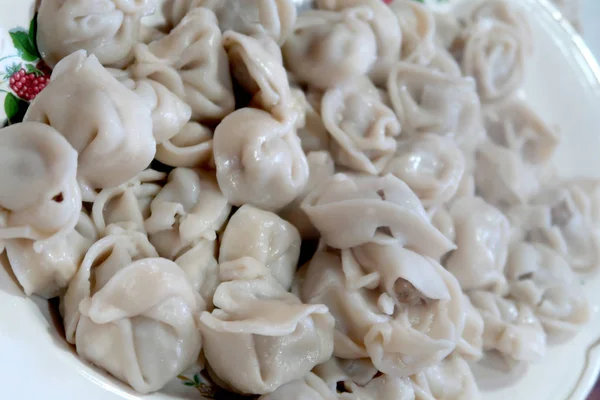 Dumplings Plate Food — Stock Photo, Image