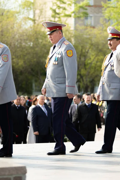 Petropavlovsk Mayo 2016 Fiesta Pública Día Del Defensor Patria Celebrado —  Fotos de Stock