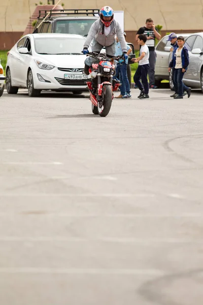 Shymkent Kazakistan Şubat 2017 Motosiklet Motorcu Sezon Açılış Mart 2017 — Stok fotoğraf