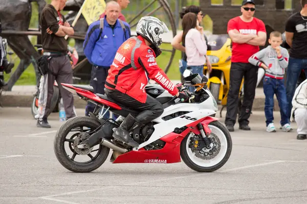 Shymkent Kazakhstan Marzo 2017 Motocicletas Apertura Temporada Motociclistas Shymkent Marzo —  Fotos de Stock