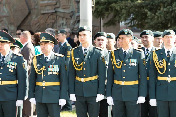 Petropavlovsk Mayo 2016 Fiesta Pública Día Del Defensor Patria Celebrado — Foto de Stock