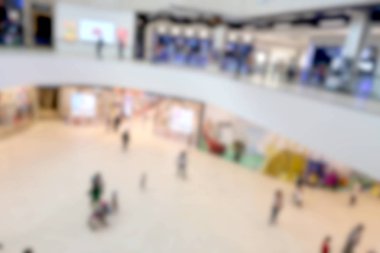 Arka plan bulanık alışveriş merkezi