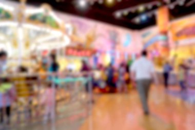 Arka plan bulanık alışveriş merkezi