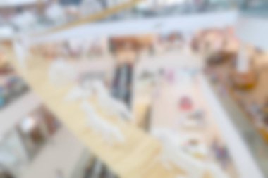 Arka plan bulanık alışveriş merkezi