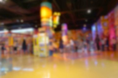 Arka plan bulanık alışveriş merkezi