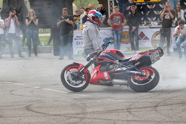 Shymkent Kazakhstan Março 2017 Motocicletas Abertura Temporada Motociclistas Shymkent Março — Fotografia de Stock