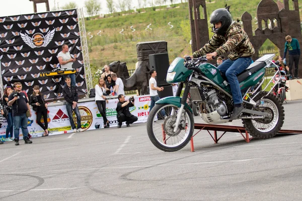 Shymkent Kazachstán Března 2017 Motocykly Zahájení Motorkářské Sezóny Shymkent Březen — Stock fotografie