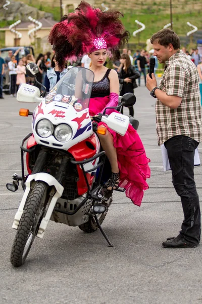 Shymkent Kasachstan März 2017 Motorräder Bei Der Eröffnung Der Motorradsaison — Stockfoto